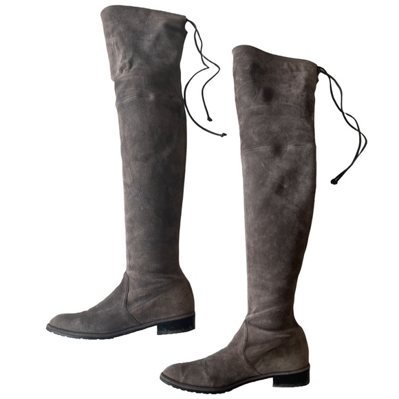 Stuart Weitzman Lowland Boot 6.5M Londra Suede - Picture 3 of 15